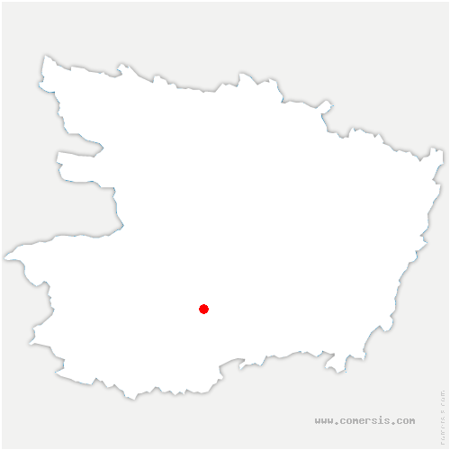 carte de localisation de Cossé-d'Anjou