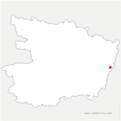 carte de localisation de Courléon