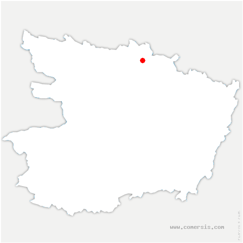 carte de localisation de Daumeray