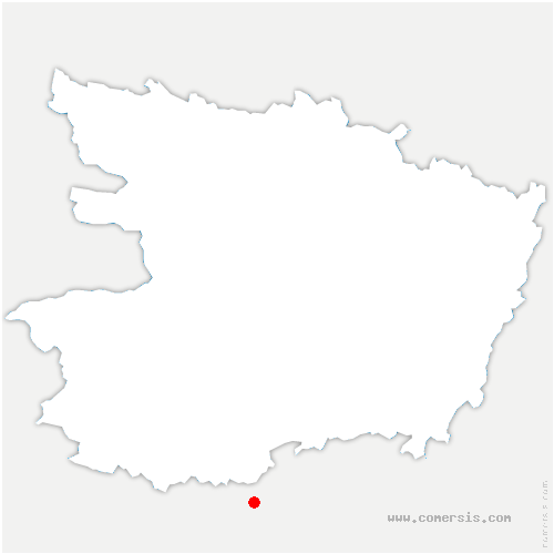 carte de localisation de Dissé-sous-le-Lude