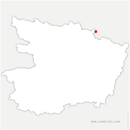 carte de localisation de Durtal