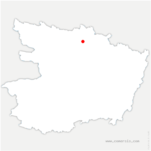 carte de localisation de Étriché