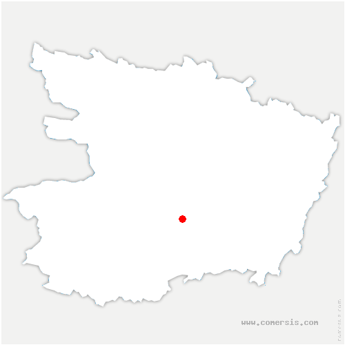 carte de localisation de Faveraye-Mâchelles