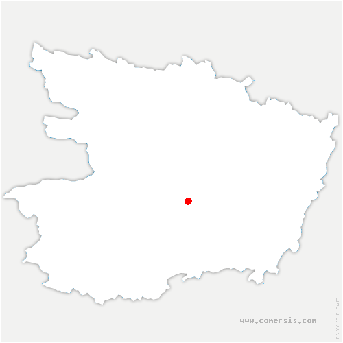 carte de localisation de Faye-d'Anjou