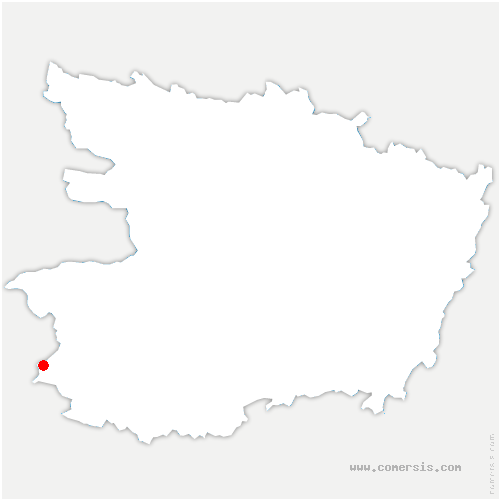 carte de localisation de Fontaine-Couverte