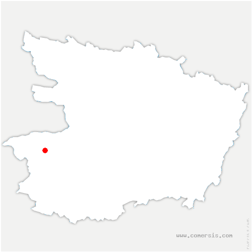 carte de localisation de Fontenay-sur-Vègre