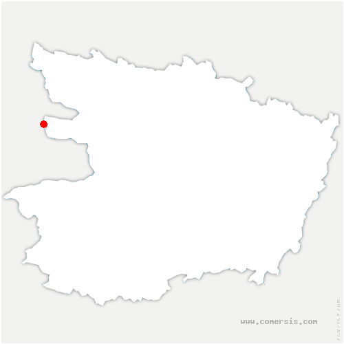 carte de localisation de Freigné
