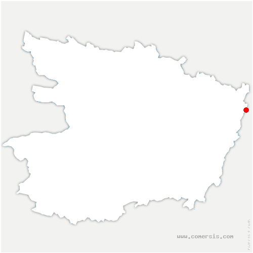 carte de localisation du Fresne-sur-Loire