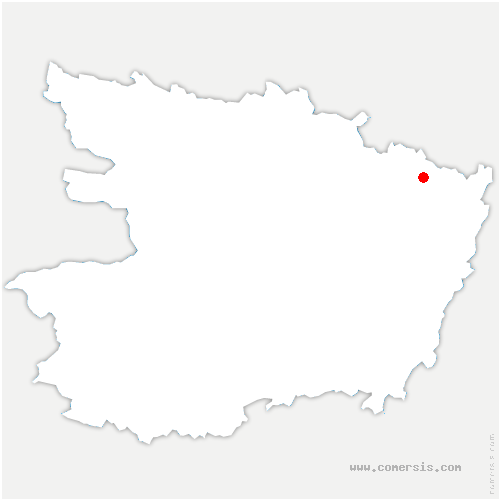 carte de localisation de Genneteil