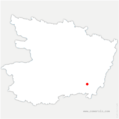 carte de localisation de Gorges