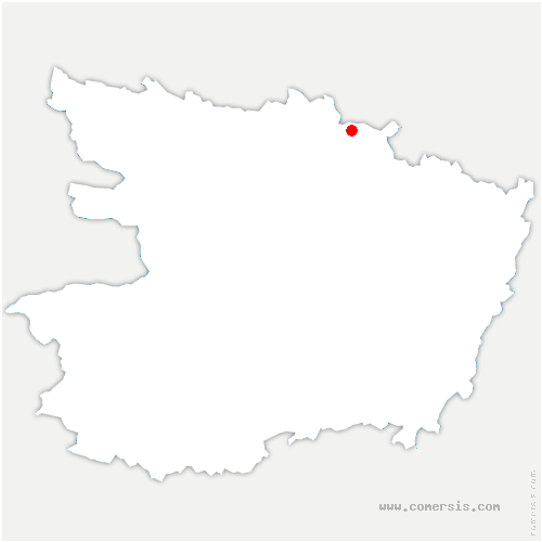 carte de localisation de la Guyonnière