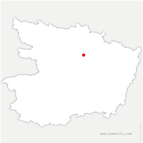 carte de localisation d'Héric