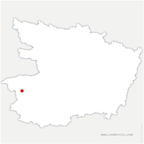carte de localisation de Juigné-sur-Sarthe