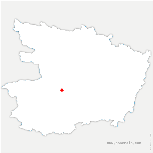 carte de localisation de la Jumellière
