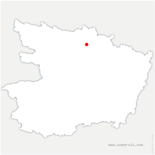 carte de localisation de Juvardeil