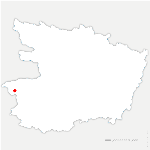 carte de localisation de Landemont
