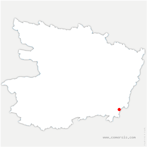 carte de localisation de Lavenay