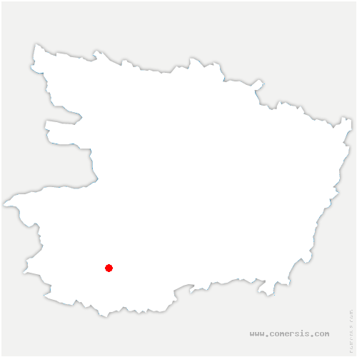 carte de localisation de Ligron