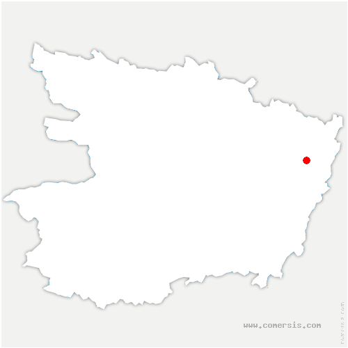 carte de localisation de Linières-Bouton