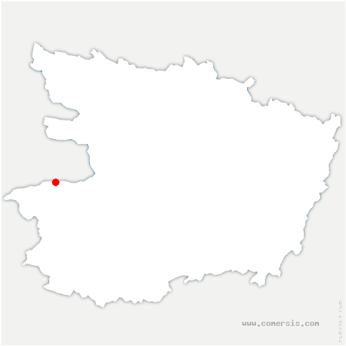 carte de localisation de Liré