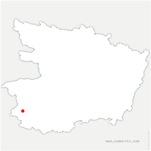 carte de localisation de Louailles