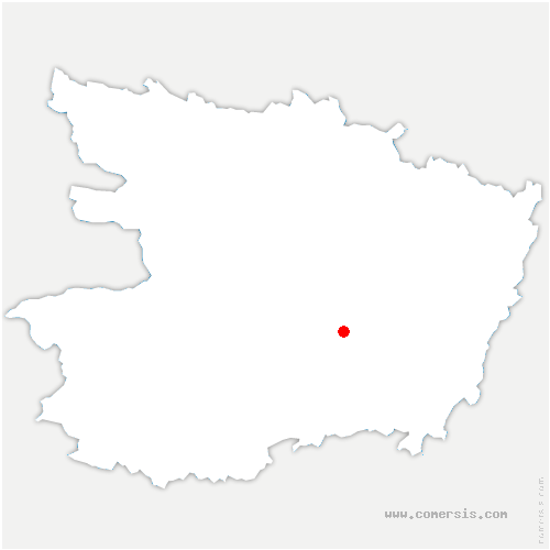 carte de localisation de Louerre