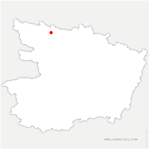 carte de localisation de Louvaines