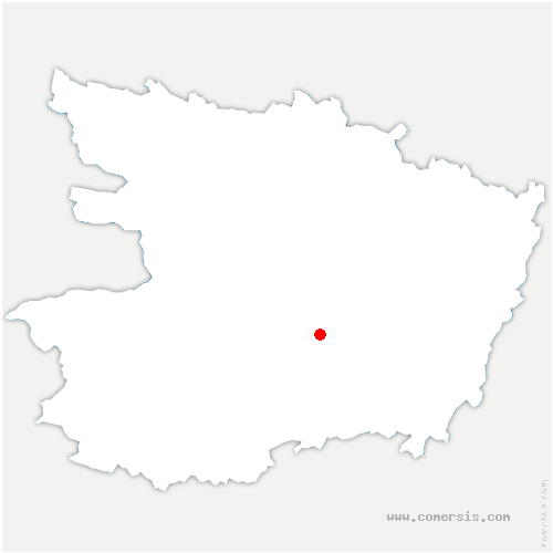 carte de localisation de Luigné