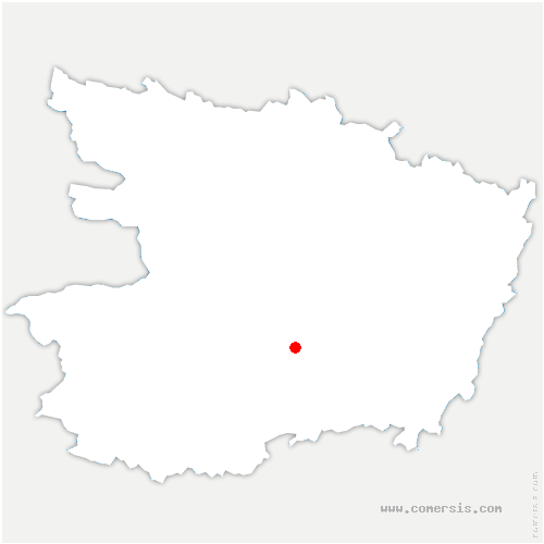 carte de localisation de Martigné-Briand