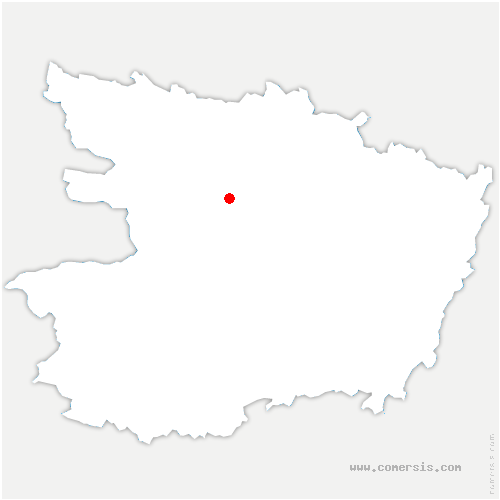 carte de localisation de Meignanne