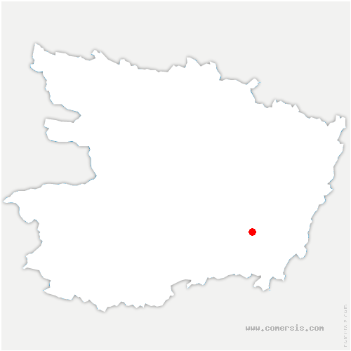 carte de localisation de Meigné