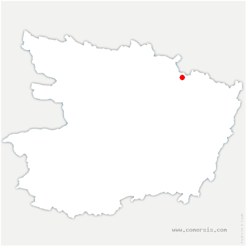 carte de localisation de la Meilleraye-de-Bretagne