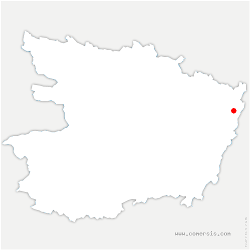 carte de localisation de Méon