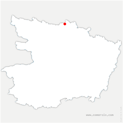 carte de localisation de Miré