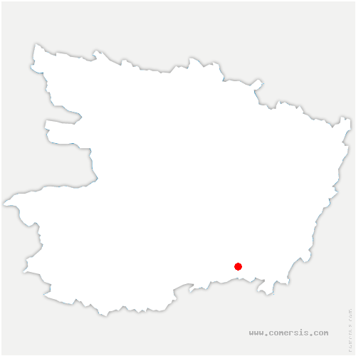 carte de localisation de Montbert