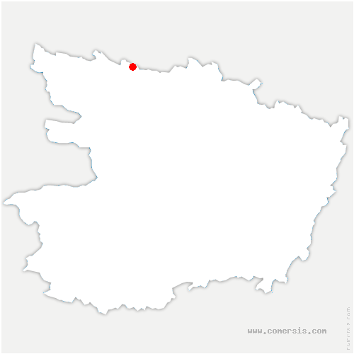 carte de localisation de Montguillon