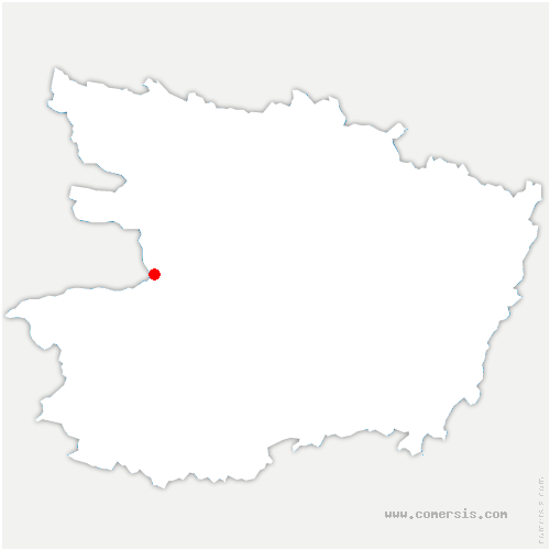 carte de localisation de Montjean-sur-Loire
