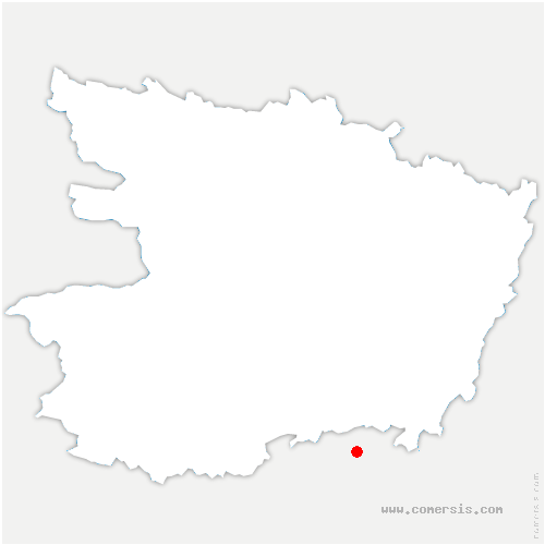 carte de localisation de Montval-sur-Loir