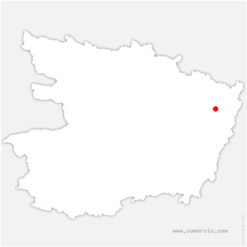carte de localisation de Mouliherne