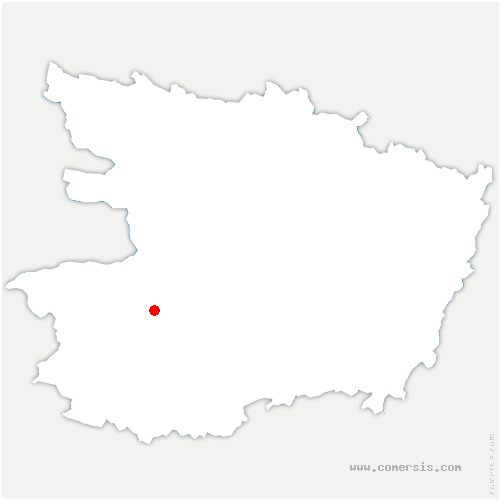 carte de localisation de Neuvy-en-Mauges