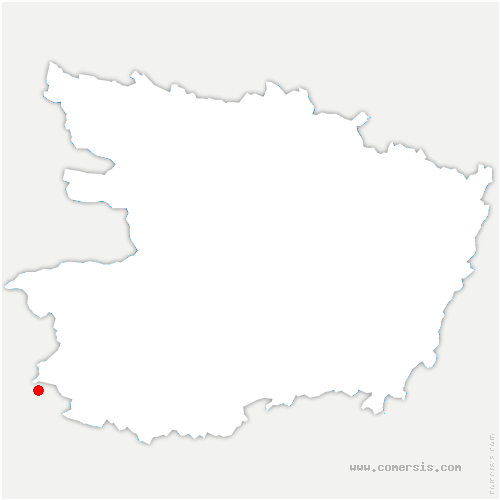 carte de localisation de Notre-Dame-du-Pé