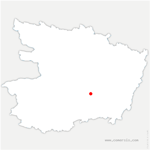 carte de localisation de Noyant-la-Plaine