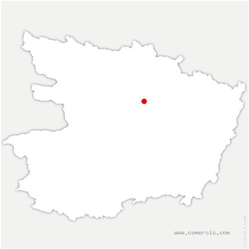 carte de localisation de Pellouailles-les-Vignes
