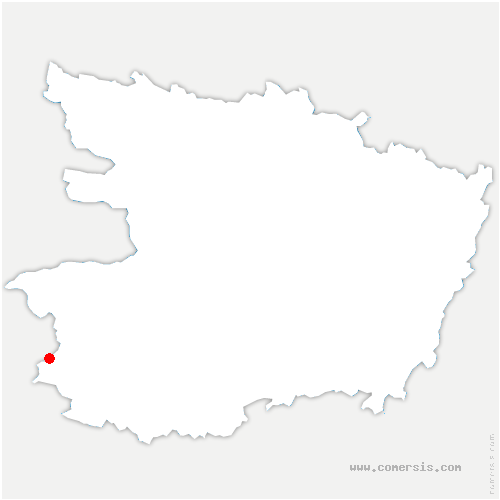 carte de localisation de Pincé