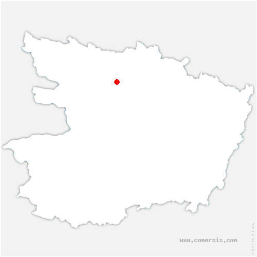 carte de localisation de Plessé