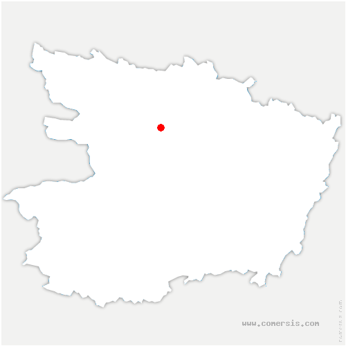 carte de localisation de Plessis-Macé