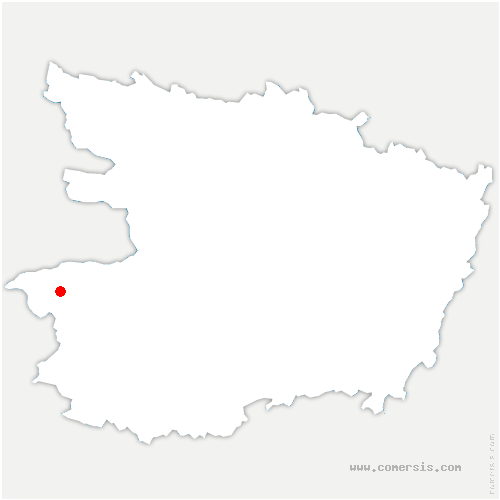 carte de localisation de Poillé-sur-Vègre