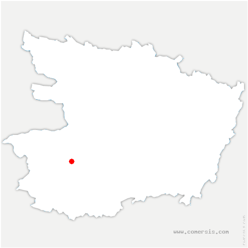 carte de localisation de la Poitevinière