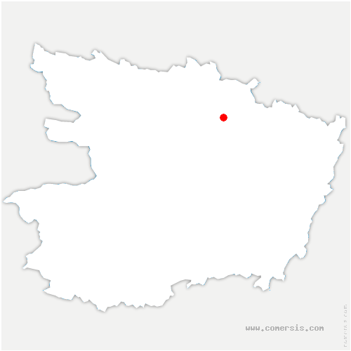 carte de localisation de la Rabatelière