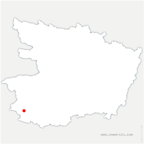 carte de localisation de Roussay